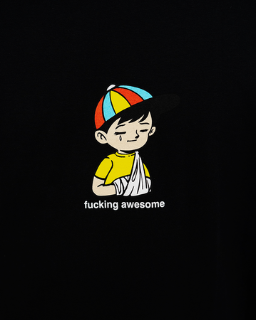 Fucking Awesome Wanto Kid Shirt - Black