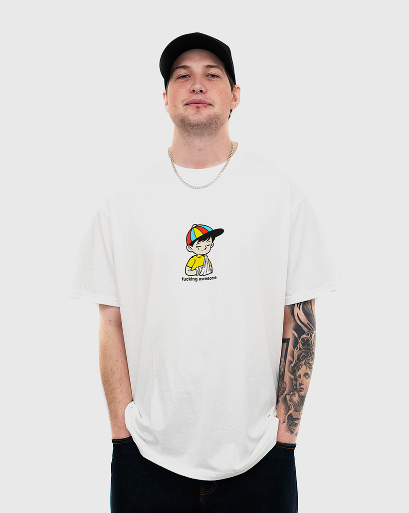 Fucking Awesome Wanto Kid Shirt - White