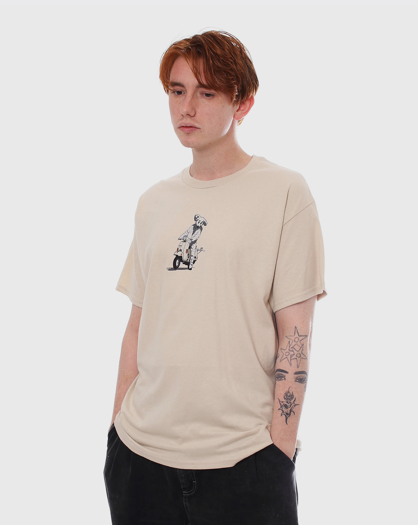 Girl Mouse Shirt - Sand