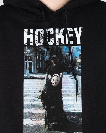 Hockey Crosswalk Hoodie - Black