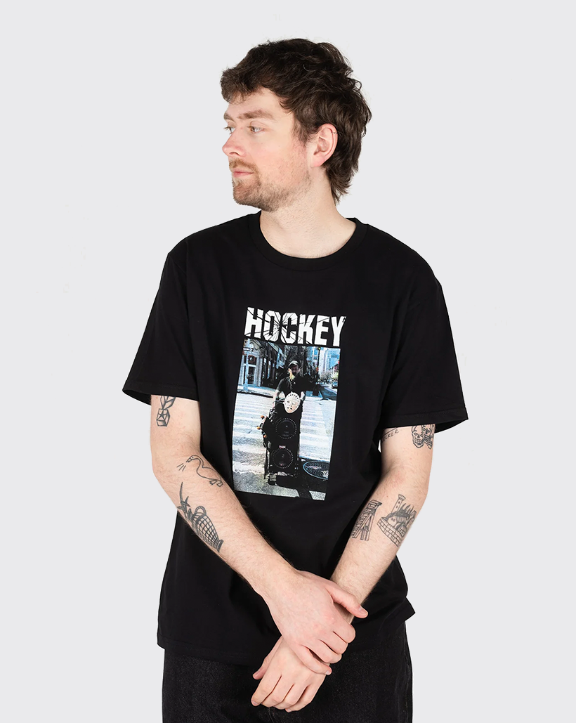 Hockey Crosswalk Shirt - Black