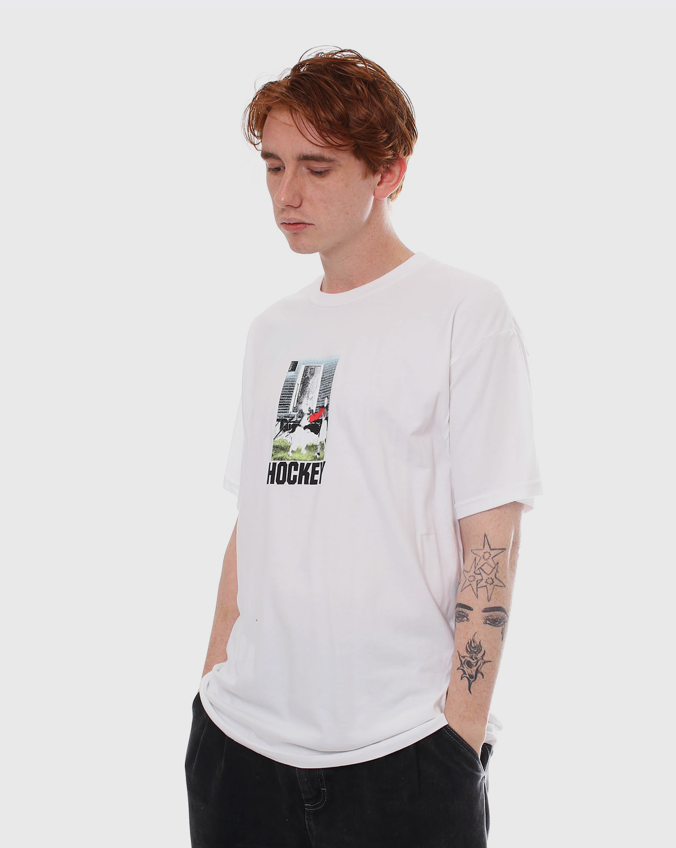 Hockey Front Yard Shirt - White