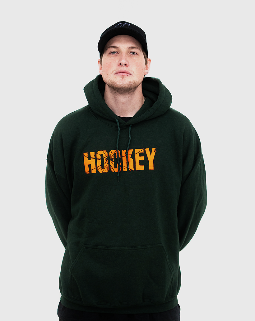 Hockey Shatter Hoodie - Forest Green