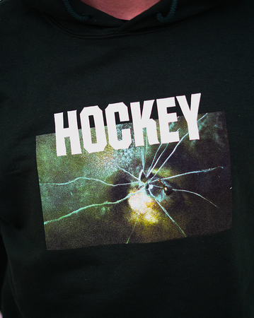 Hockey Thin Ice Hoodie - Forest Green