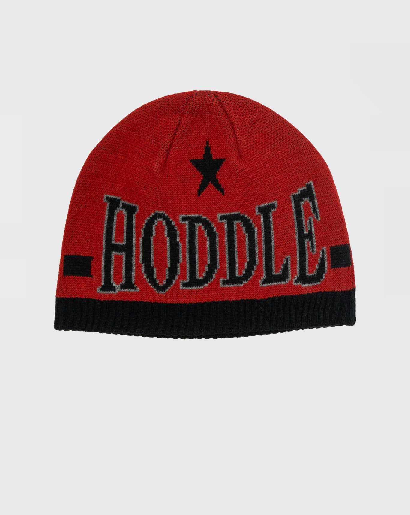 Hoddle Star Above Beanie - Red/Black