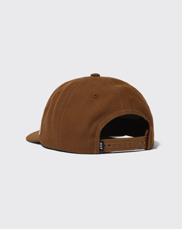 Huf Outlines Snapback Hat - Brown