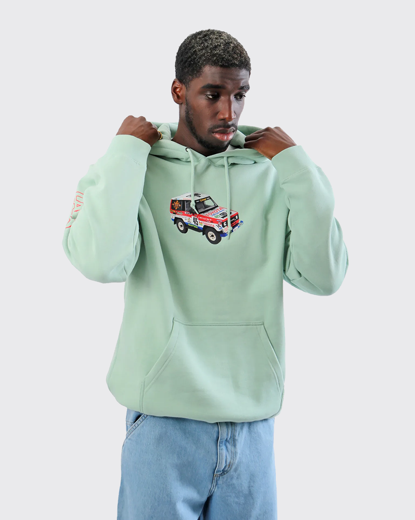 Huf x Toyota Sahara Rally Hoodie - Spring Green