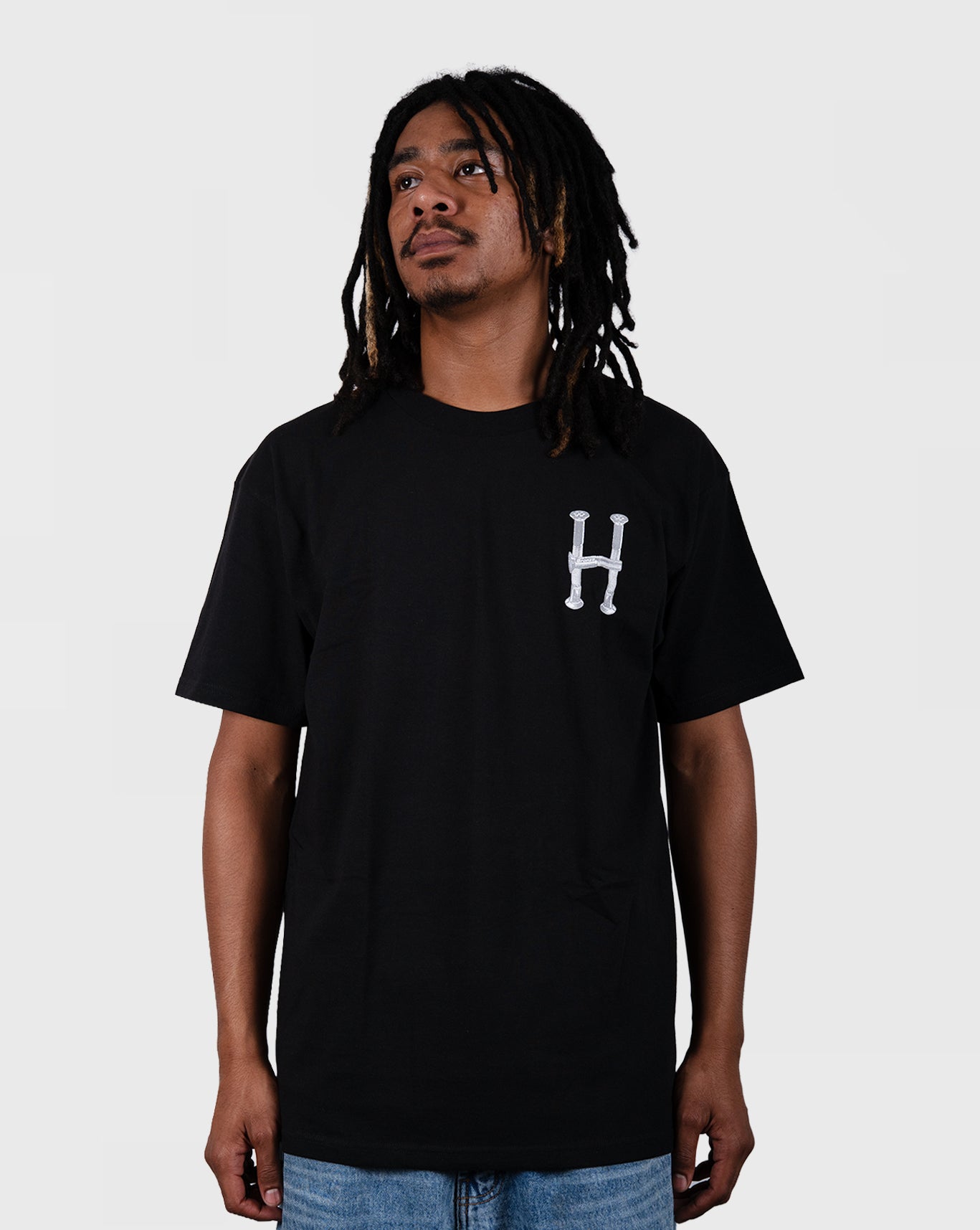Huf X Bronze 56K H Bolts TT Tee - Black