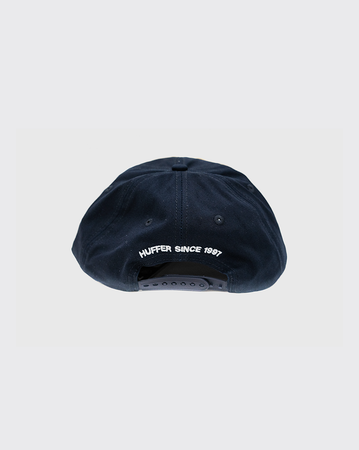 Huffer Blazon 6 Panel Hat - Navy