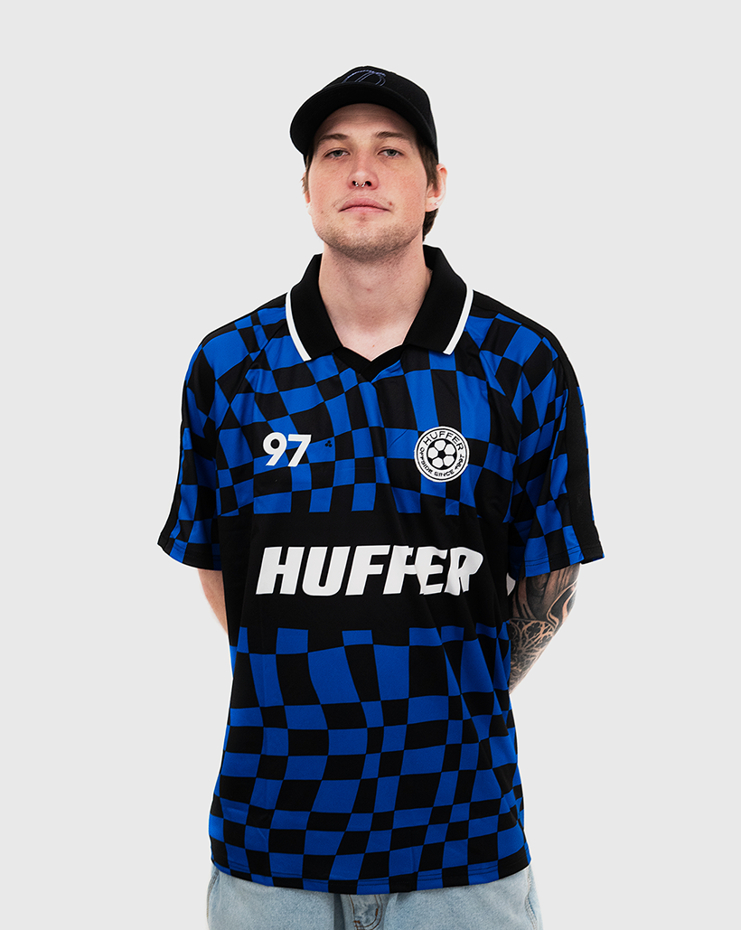 Huffer Lurkin Football Jersey - Navy