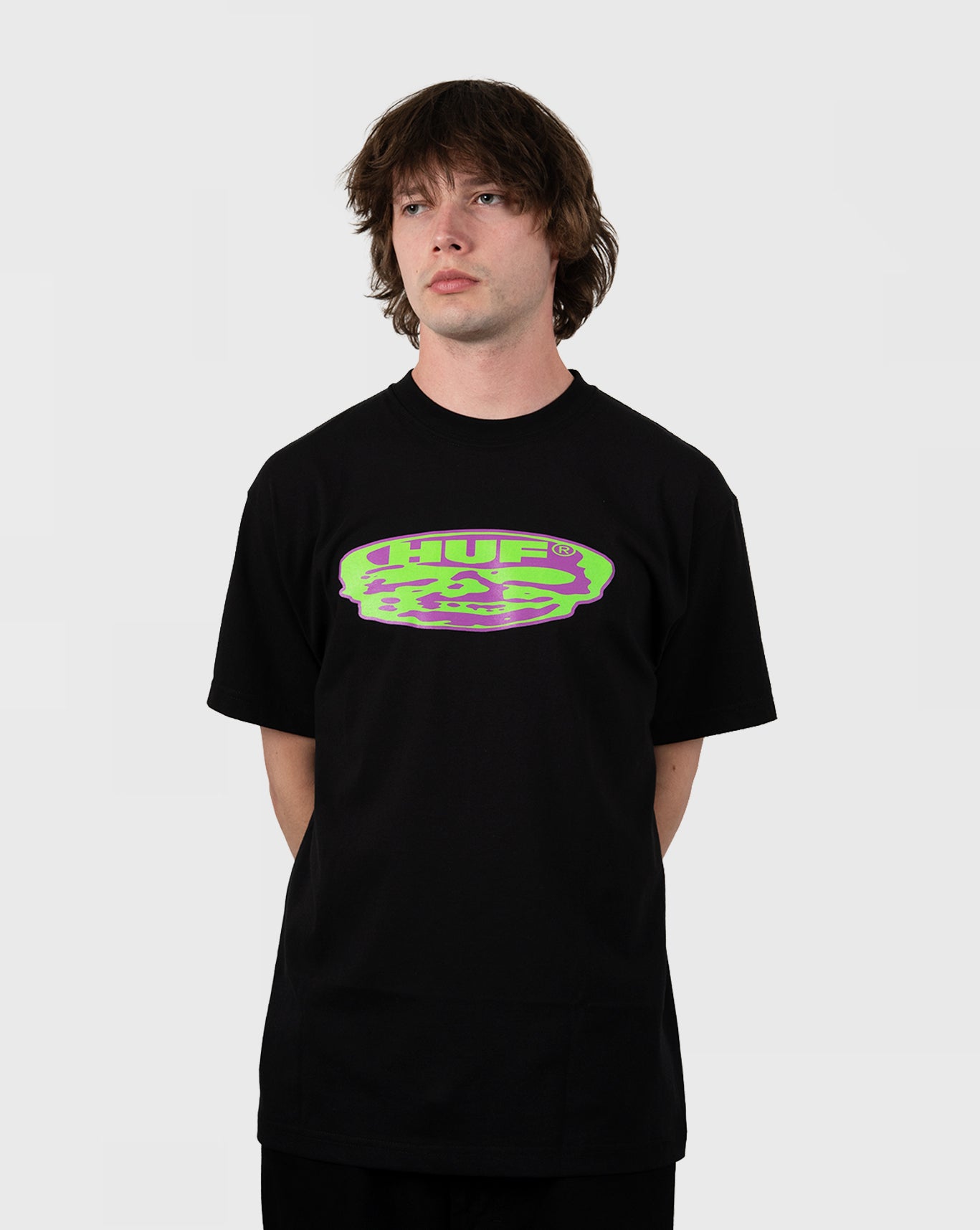 Huf Skull S/S Tee - Black