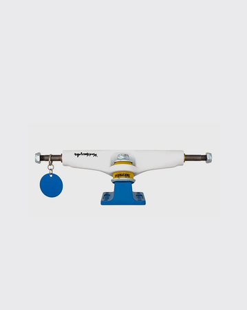 Independent Stage 4 Mark Gonzalez Standard Truck - Flat White/Blue