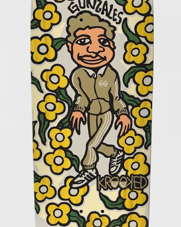 Krooked Gonz Sweatpants 9.25” Deck