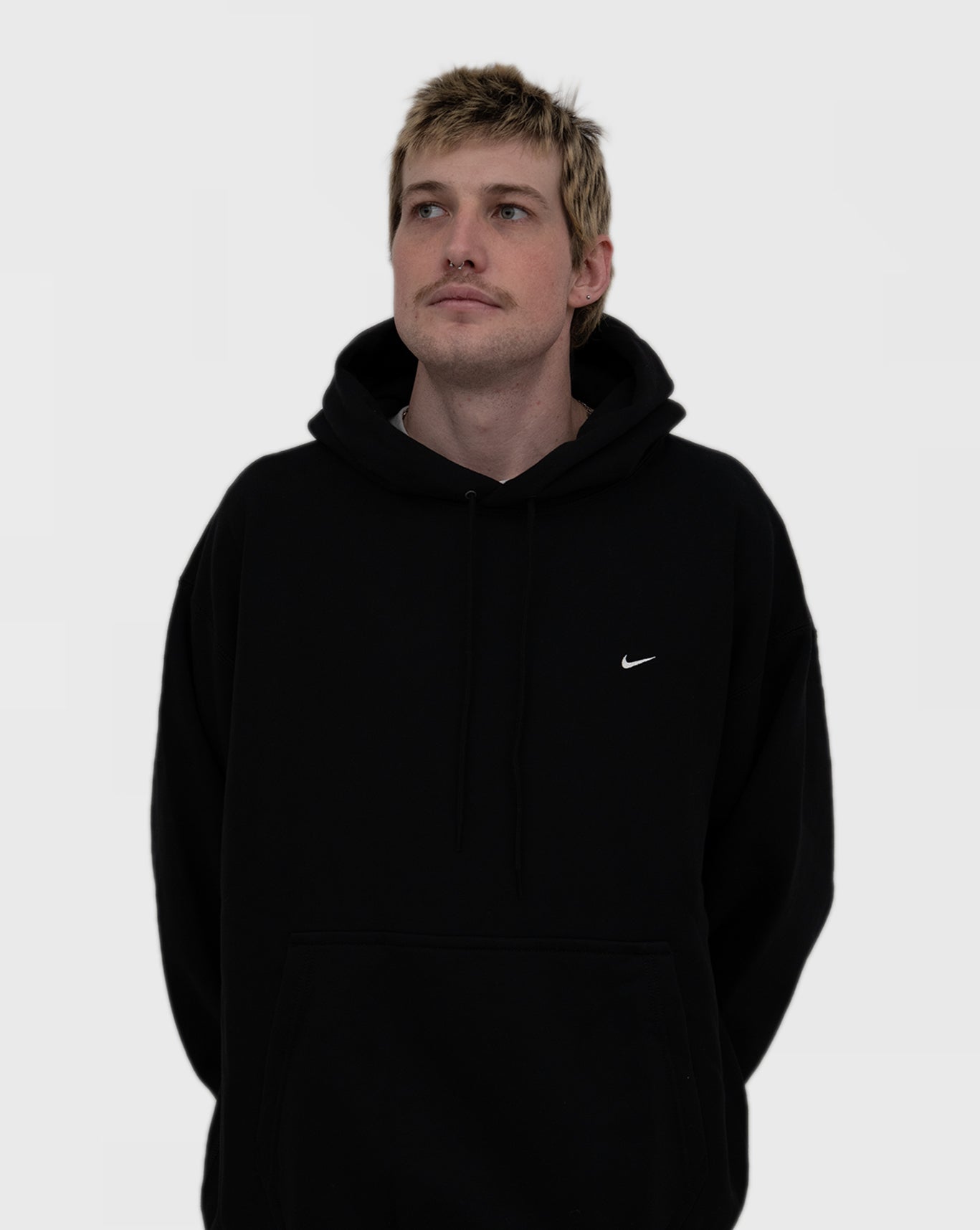 Nike Solo Swoosh Pullover Hood - Black