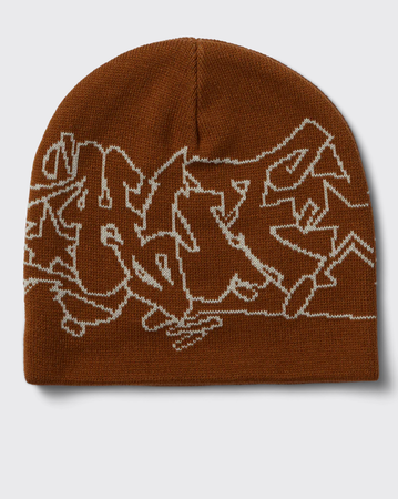 Huf Outlines Skull Beanie - Russet