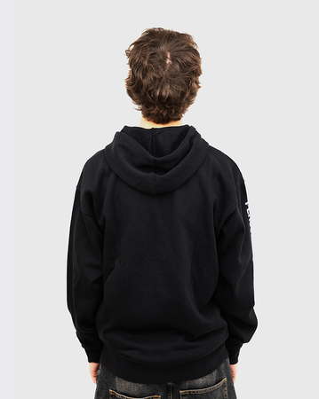 Personal Silent Joint Zip Up Hoodie - Black