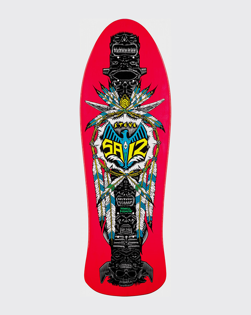 Powell Peralta Steve Saiz Totem 10” Deck - Pink