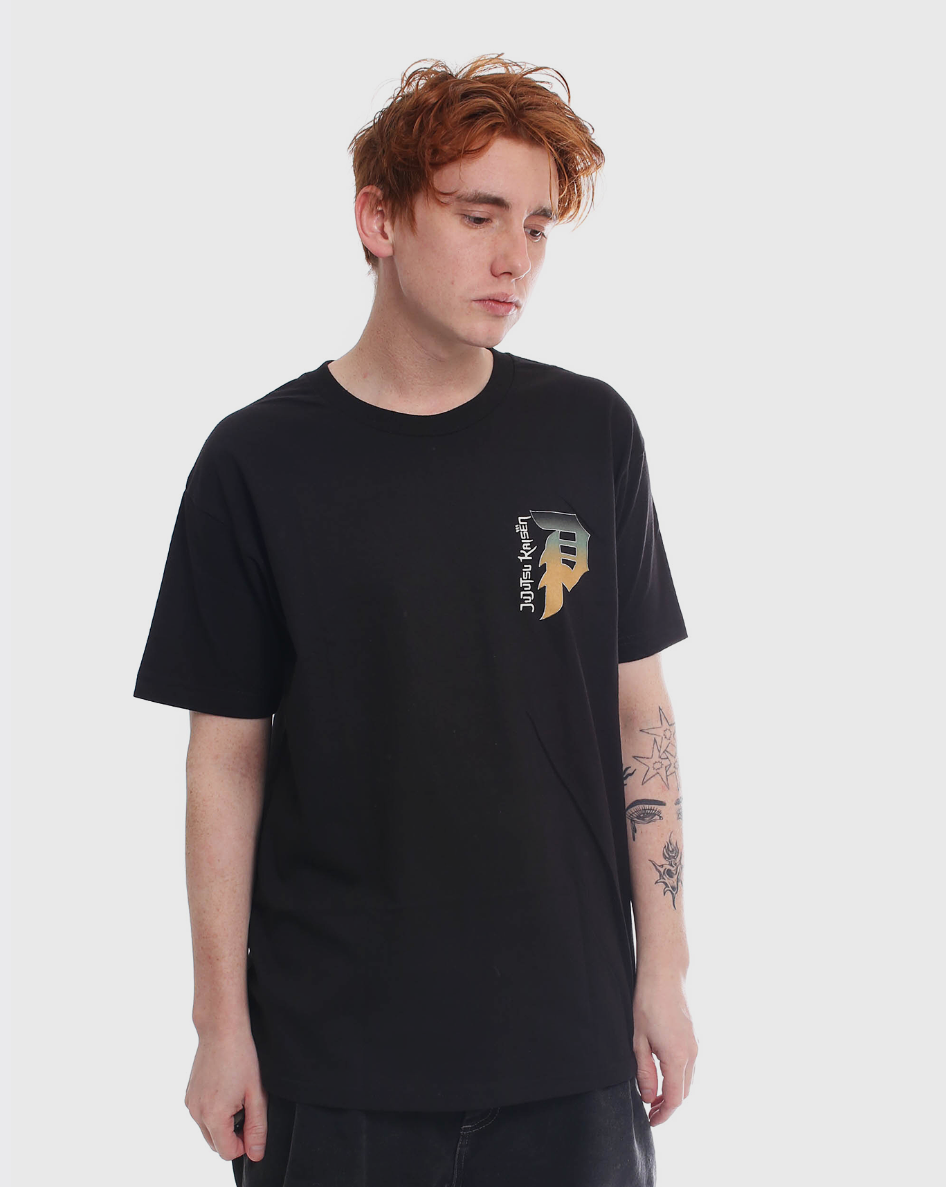 Primitive x Jujutsu Kaisen Suguru Shirt - Black