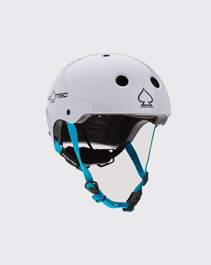 Pro-Tec Junior Classic Fit Cert Helmet - Gloss White