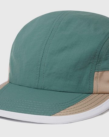 Butter Goods Ripstop Trail 5 Panel Hat - Sand/Forest