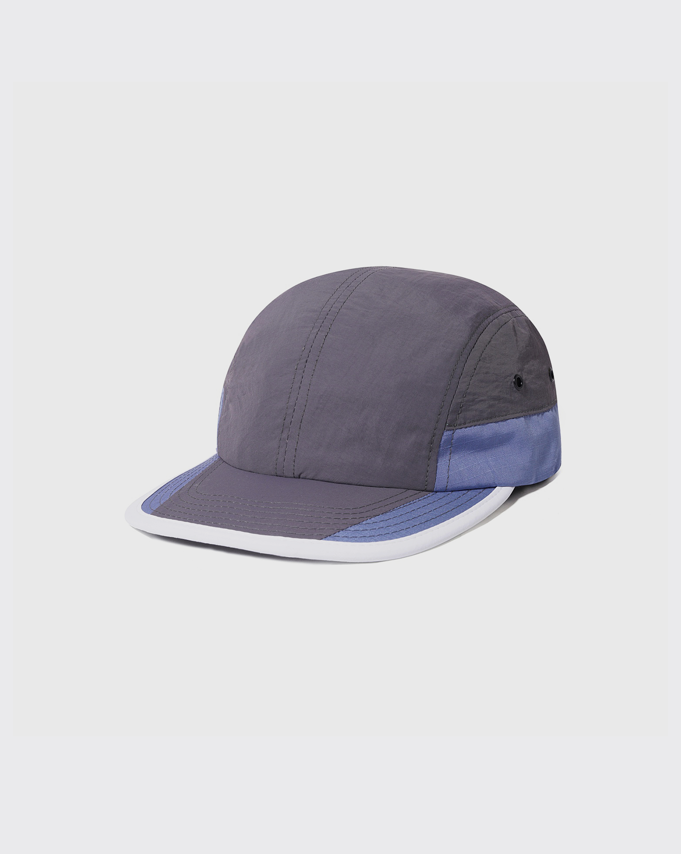 Butter Goods Ripstop Trail 5 Panel Hat - Slate/Steel