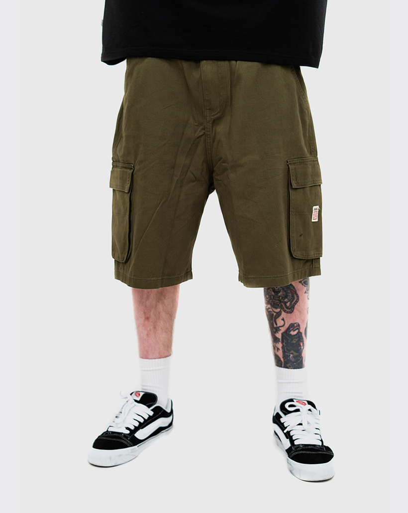 S-Double Cargo Workshort - Army