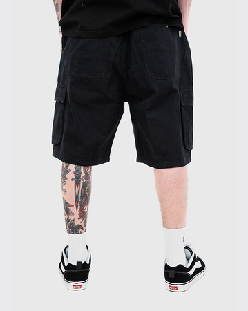 S-Double Cargo Workshort - Black