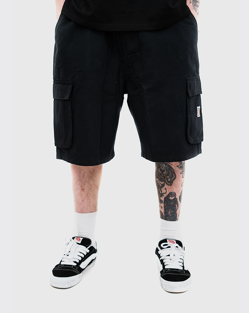 S-Double Cargo Workshort - Black