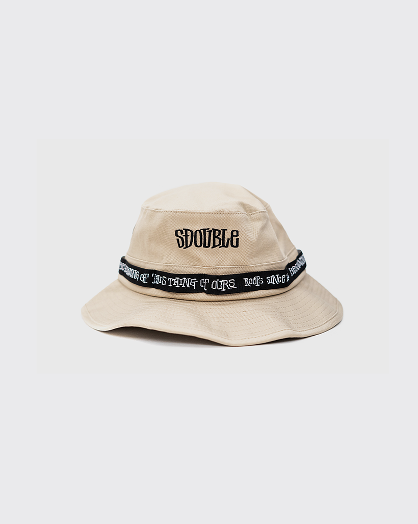 S-Double Mid-Block Boonie Hat - Brown