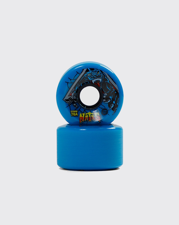Santa Cruz Slime Balls Natas Reissue 60mm 78A Wheel - OG Slime Blue