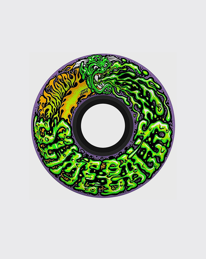 Santa Cruz Slime Balls OG Dirty Donny 78A 60MM Wheels - Slime Purple