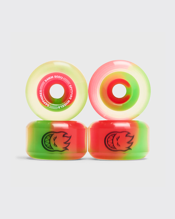 Spitfire Sapphire Wheel - Neon Pink/Green