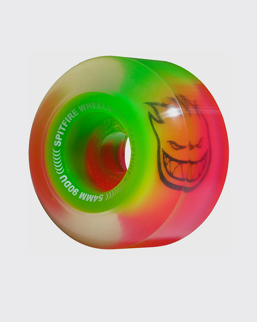 Spitfire Sapphire Wheel - Neon Pink/Green