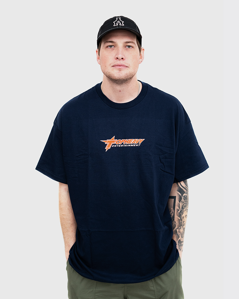 Top Heavy Corpo Logo Shirt - Navy