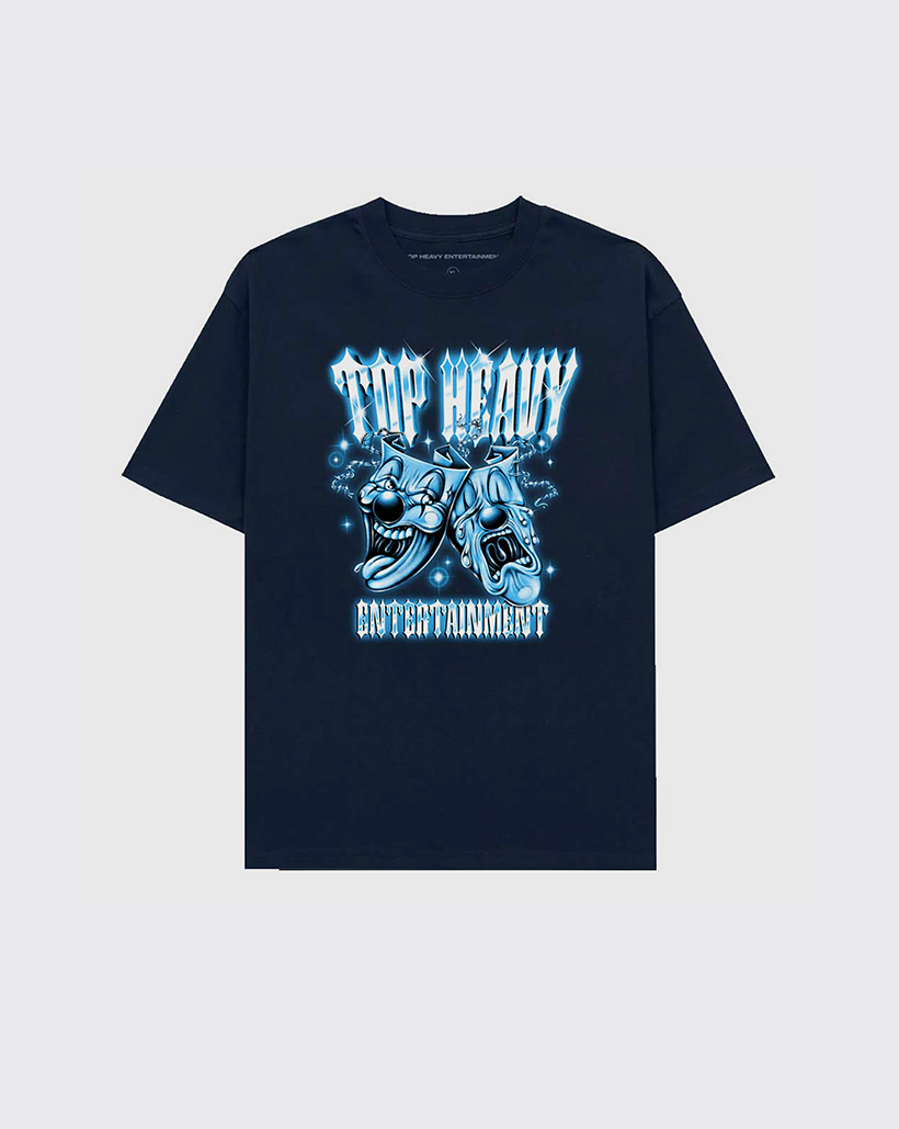 Top Heavy Cry Later Shirt - Navy