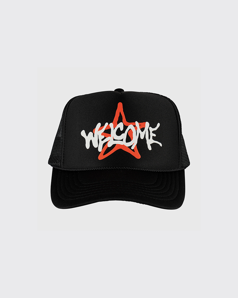 Welcome Vega Trucker Hat - Black