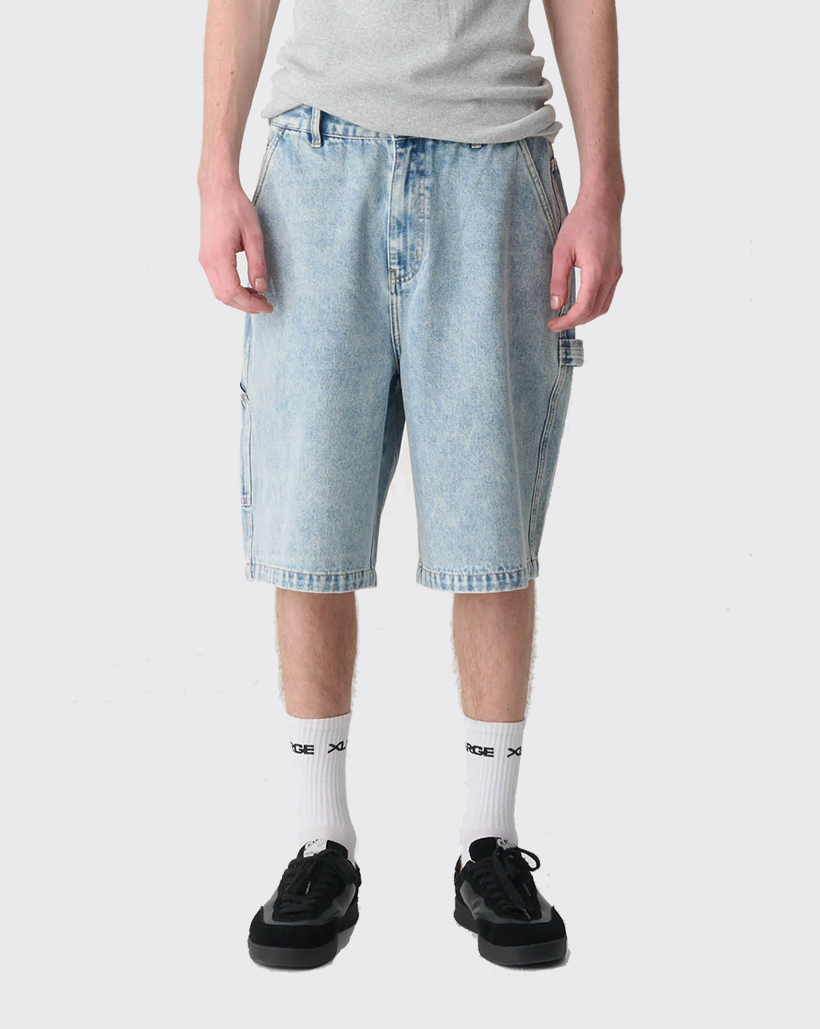 XLarge Denim Work Short - Bleached Indigo