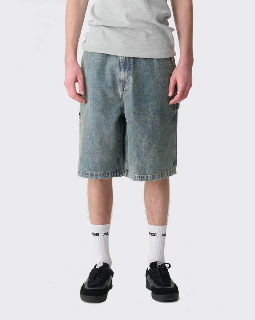 XLarge Denim Work Short - Stained Blue