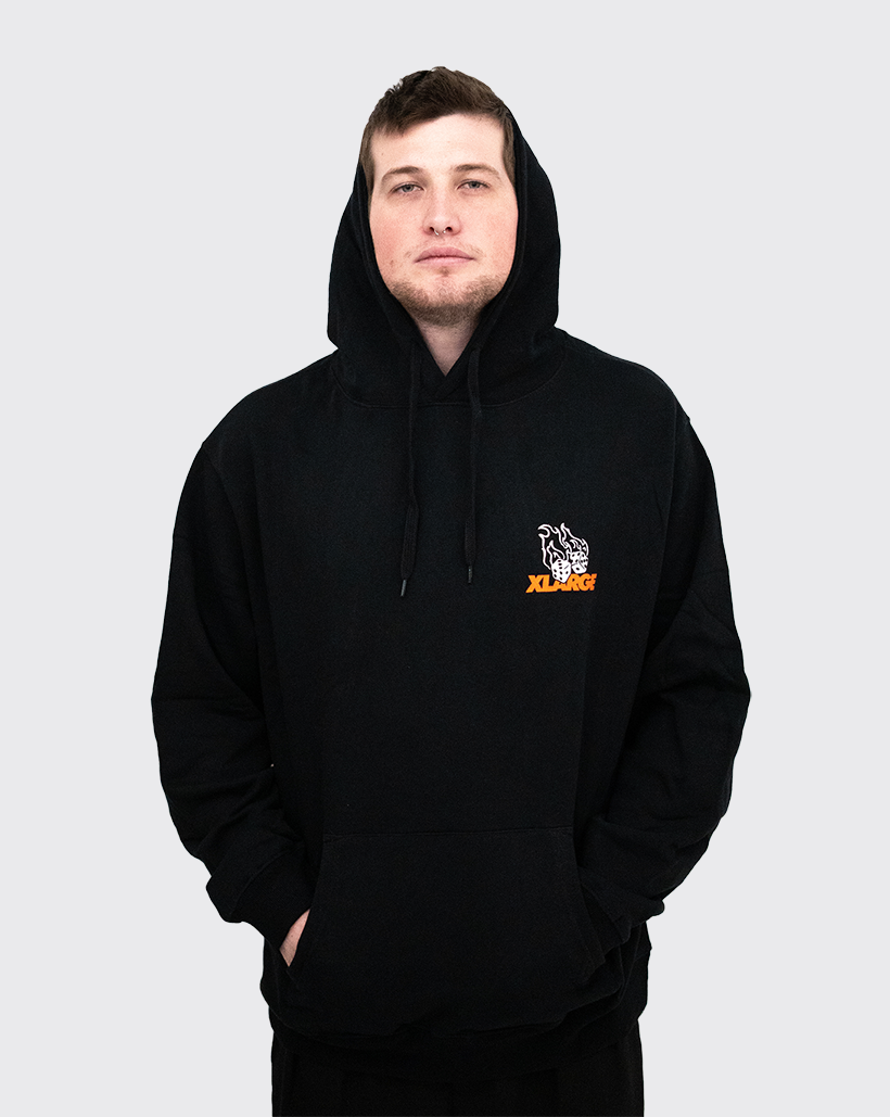 XLarge Fire Dice Hood - Black