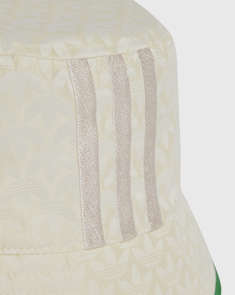 Adidas Trefoil Monogram Jacquard Bucket Hat Cream White Trainers SB Free Shipping Trainers Skateboarding