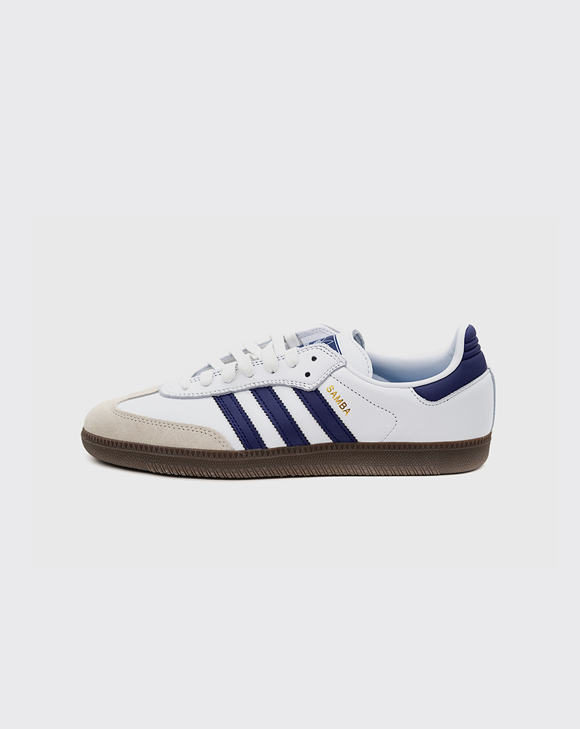 Adidas Samba ADV Shoe - White/Purple