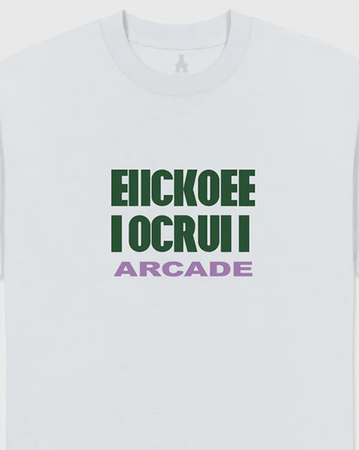 Arcade F OFF Shirt - White
