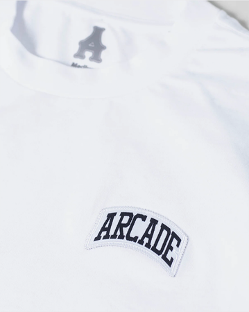 Arcade Arch Patch Long Sleeve Shirt - White
