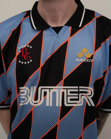 Butter Goods Football Jersey - Blue/Black