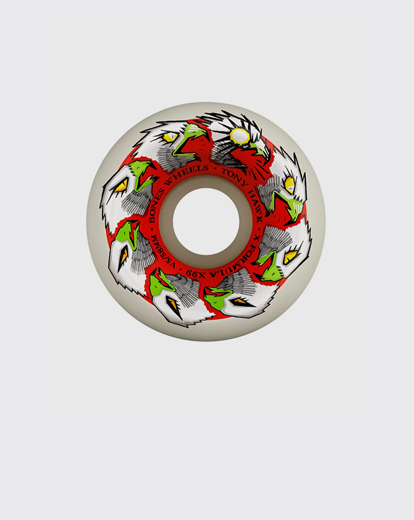 Bones X-Formula Hawk Animation V5 Sidecut 99A 58mm Wheel