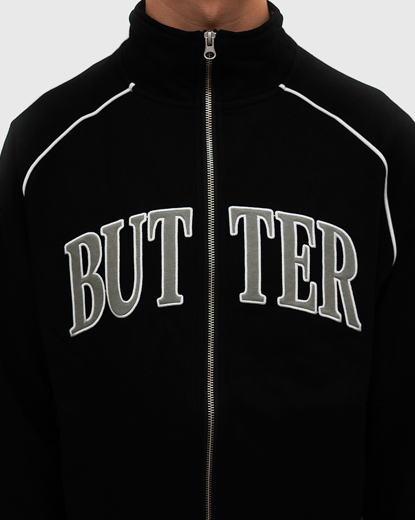 Butter Goods Crown Applique Jacket - Black | Trainers SB Butter Goods Crown Applique Jacket - Black | Trainers SB