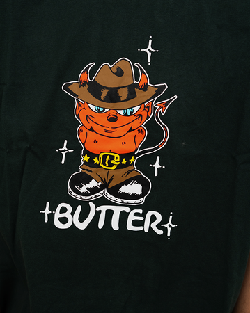 Butter Goods Devil Shirt - Dark Forest