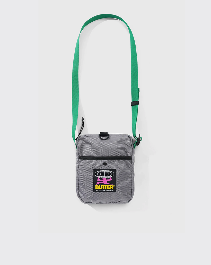 Butter Goods Ripstop Side Bag - Grey