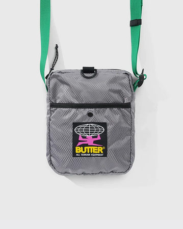 Butter Goods Ripstop Side Bag - Grey