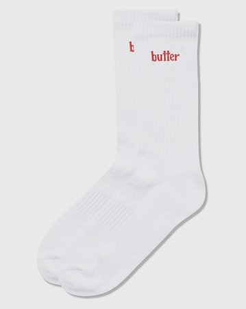 Butter Goods Basic Socks - White